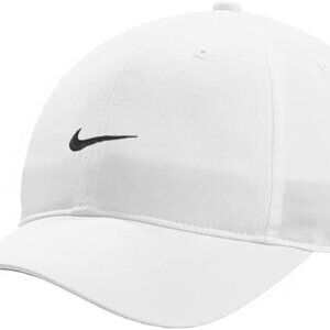 Nike Unisex Dri-FIT Structured Club Cap Snapback Adjustable Hat WHITE NWT